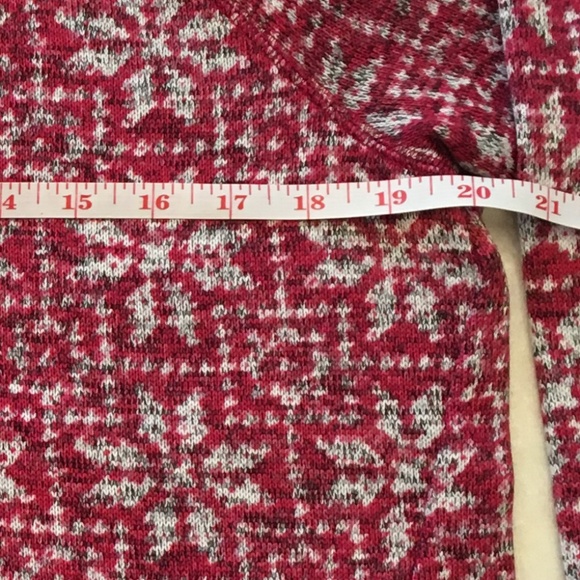 T by Talbots Pink Snowflake Sweatshirt - Picture 4 of 5